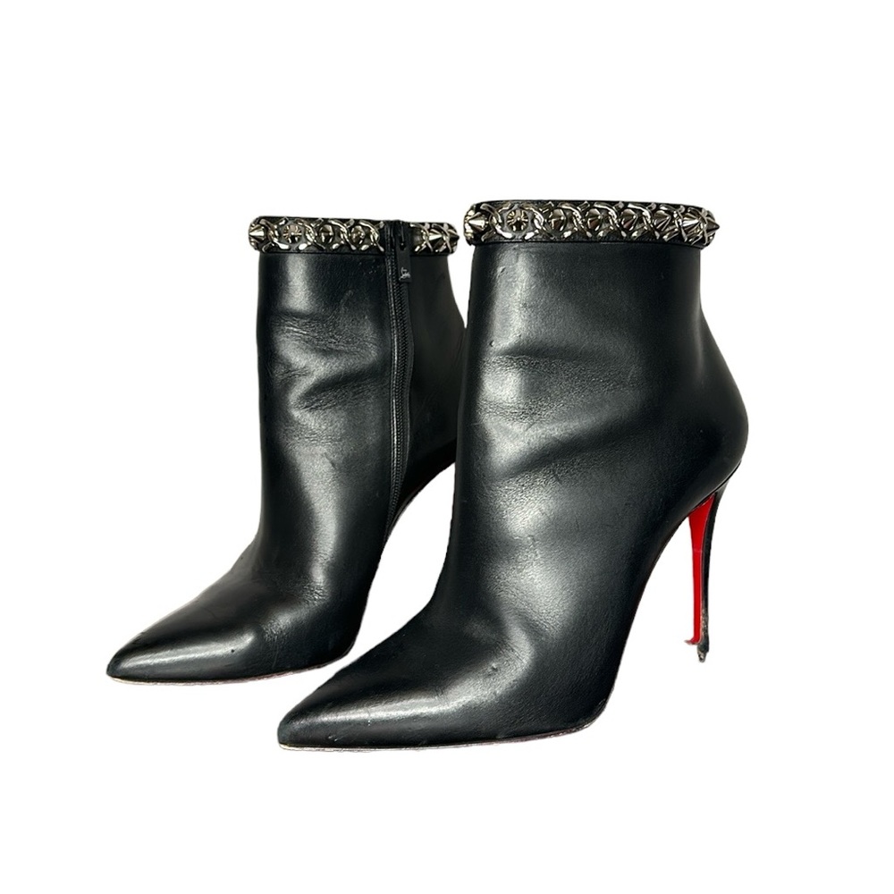 CHRISTIAN LOUBOUTIN STUD ANKLE BOOTS